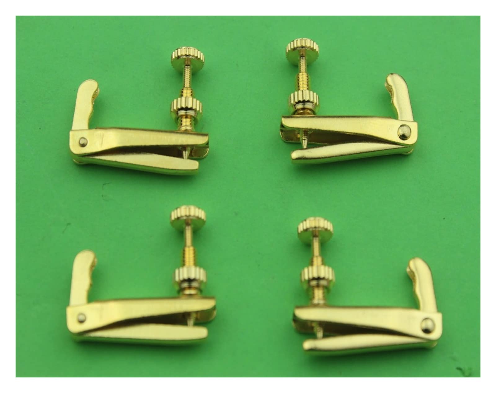 yaoqijie 30pcs di alta qualità d'oro di regolazione della corda del violino accordatori fini 1/4-2/4 parti di violino lasting