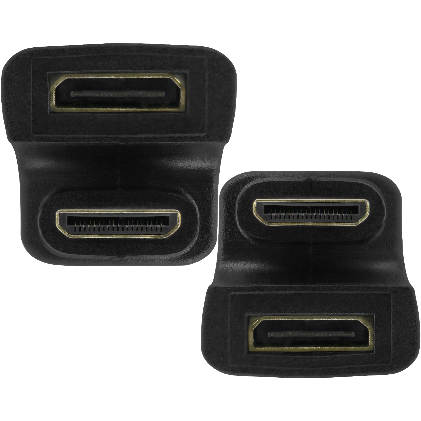 Mini prolunga HDMI ad angolo verso il basso, adattatore mini HDMI a forma di U a 180 gradi 8K, convertitore mini HDMI UHD2.1 da maschio a femmina, supporta trasmissione bidirezionale 48 Gbps