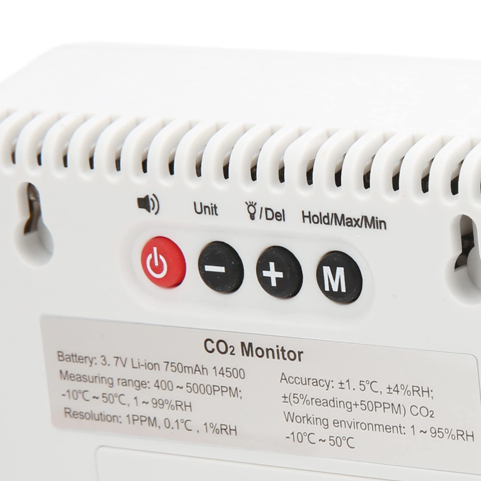 FTVOGUE Monitor de Calidad del Aire, Detector de Dióxido de Carbono LCD,