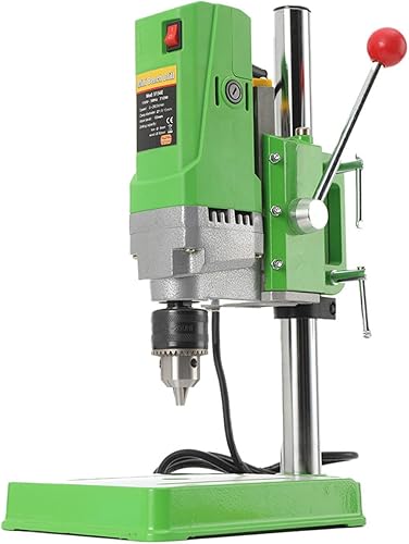 DOMINTY Banco Taladro Soporte 710W Mini Banco Eléctrico Perforadora Taladro Chuck 0.039-0.512in para Taladro a Mano