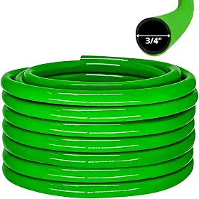 Mangueira De Jardim 30m Metros Siliconada Dupla Camada 3/4" Verde | Ledmang