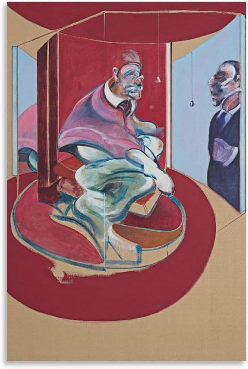 額装済/Personnage couche/フランシス ベーコン/ポスター