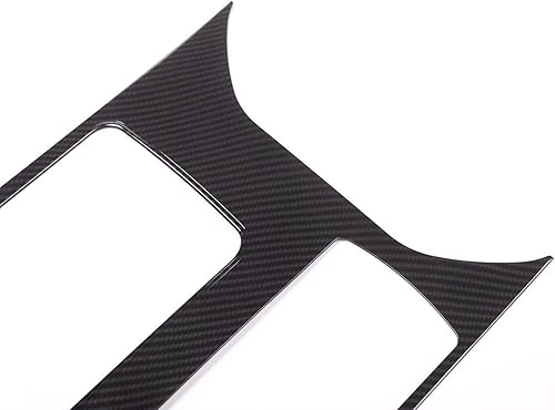 Miniatura 8 de YIWANG Cubierta de panel de consola central de plástico ABS estilo fibra de carbono 3 piezas para Land Rover Range Rover Sport 2014-2017 Accesorios