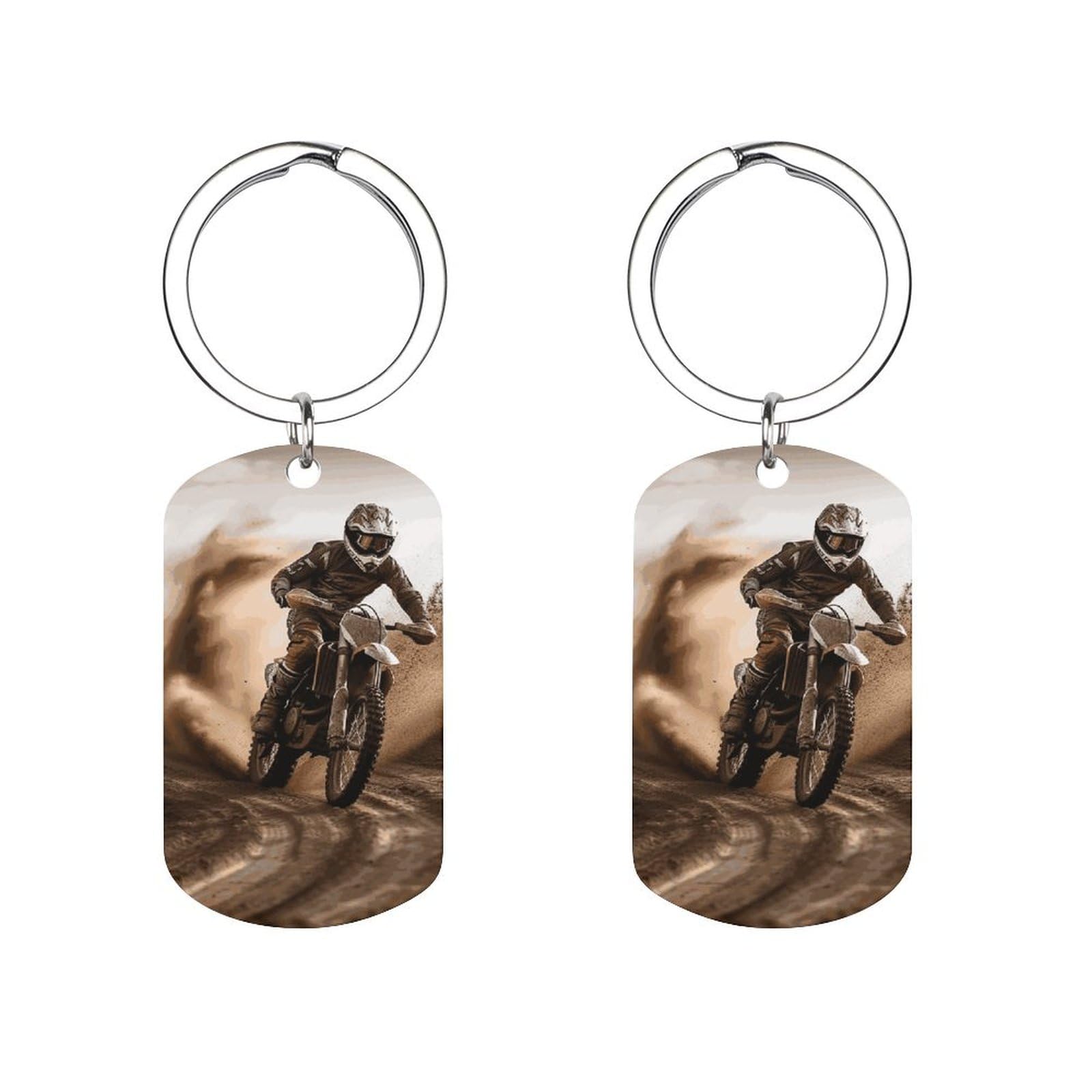 Monochrome Sketch Style Gaming Keychain for Men and Women Double Sided Metal Keychains Suitable For Wallet Car Key Accessories