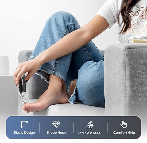 Miniatura 3 de Cortaúñas profesional, cortaúñas de cabeza grande en ángulo mejorado 2025, fácil recorte, cortaúñas de apertura de mandíbula ancha para uñas