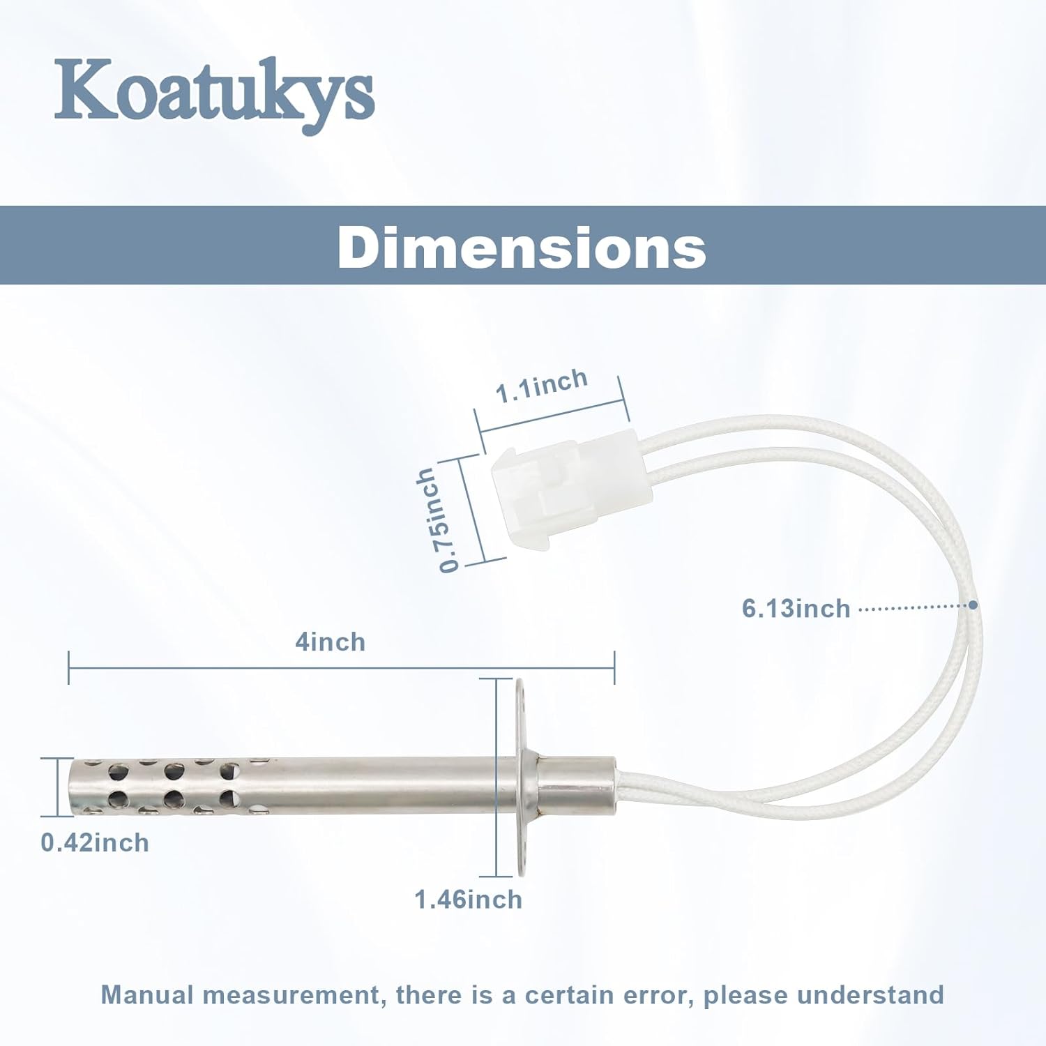 767A-380 41-604 Furnace Hot Surface Ignitor Replacement for Robertshaw, Armstrong, Norton, Lennox and White-Rodgers, Replaces 44744-2 601XBM R100997-02 R46606-001 56W61 Ignitor