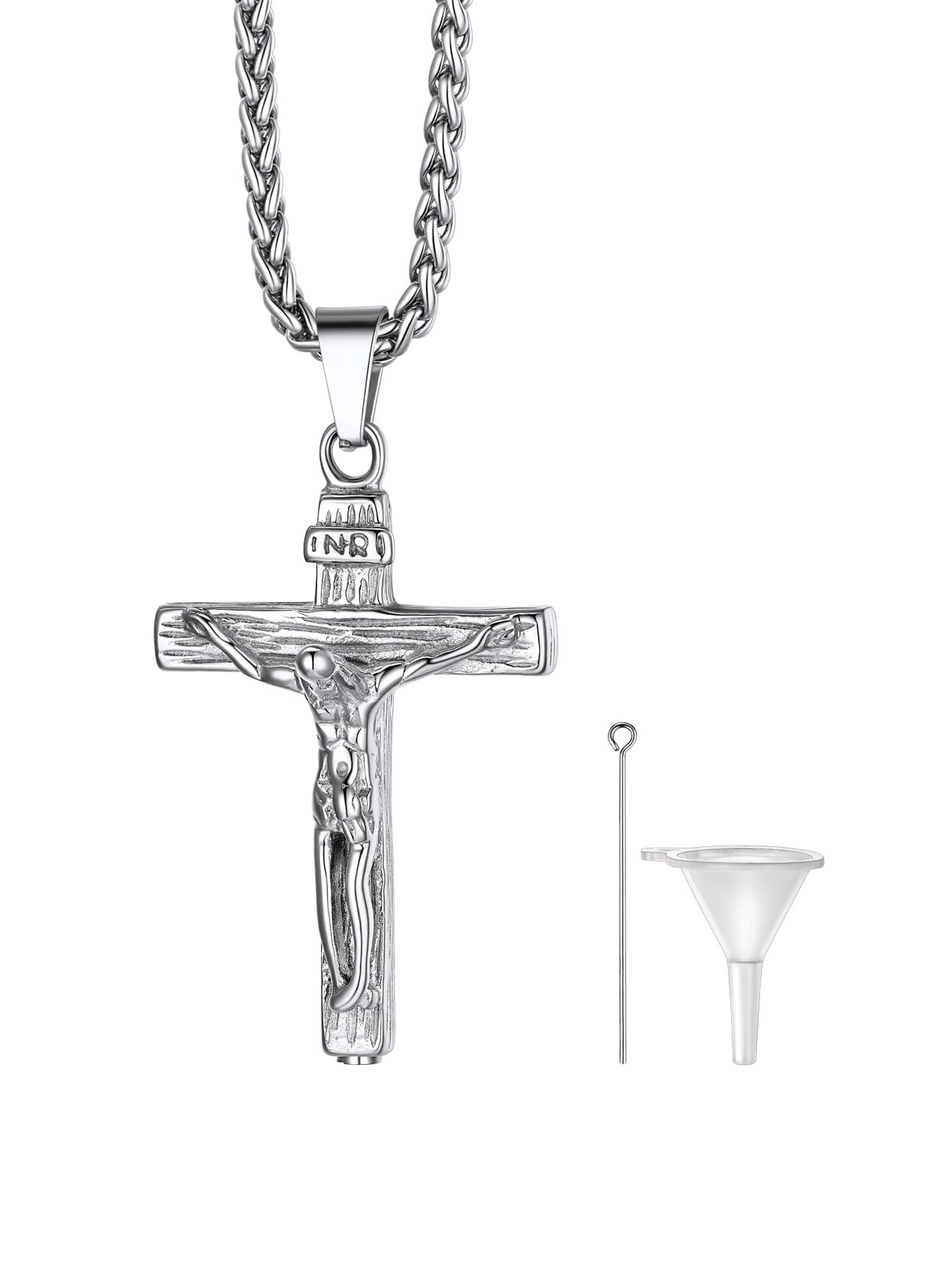 Richsteel Urn Necklaces for Ashes for Women Men Cremation Pendant