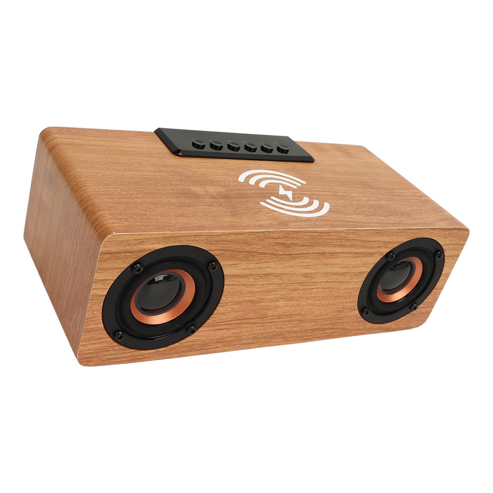 Despertador de Madera del Presidente de Bluetooth con la Radio de FM para el Dormitorio Casero, Componentes Electrónicos Plásticos