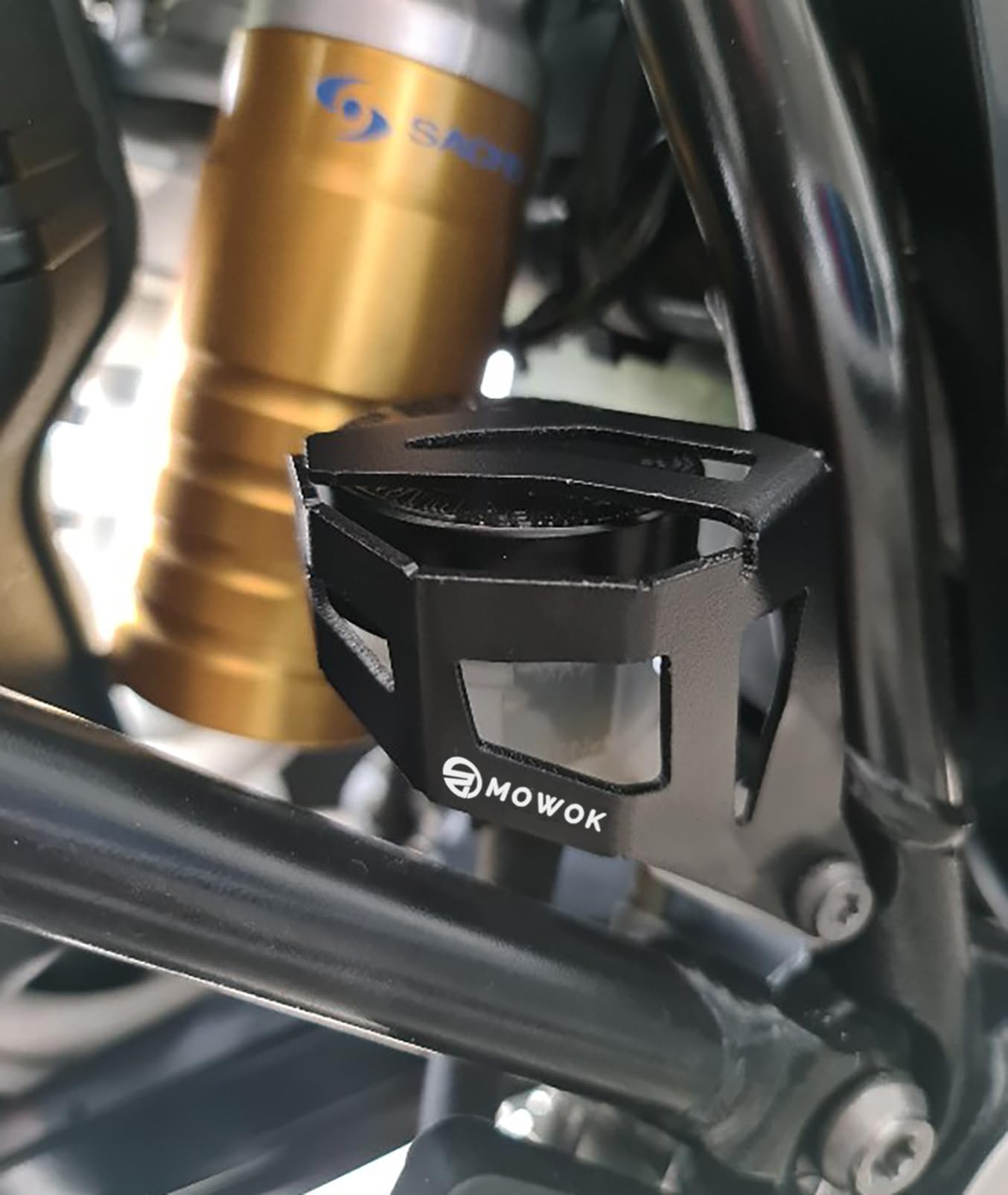 Copertura Serbatoio Freni Per Moto BMW R1200GS/R1250GS - Protezione In Alluminio CNC, Blu - Foto 7