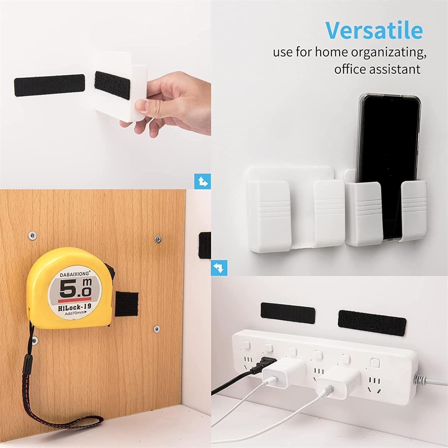 Aputue Cırt Cırt Bant, 30 Adet 3x10cm Yapışkanlı Bant, Güçlü Yapıştırıcılı Naylon Kendinden Yapışkanlı Şeritler, Ev, Ofis, Okul ve El İşleri İçin Pratik Çözüm