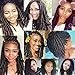 6Pcs 14 Inch Synthetic Dreads Soft Dread Locs Hair Twist Braids Crochet Hair 30 Strands Dreadlocks Braiding hair Extensions 1B