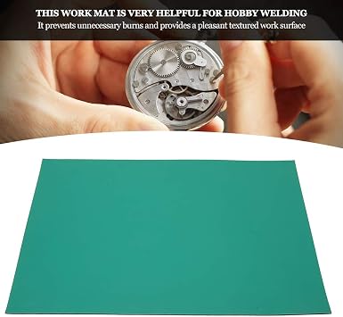 Socobeta 34x24cm Watchmaker Work Mat Heat proof Non Slip Surface for Soldering and Repair