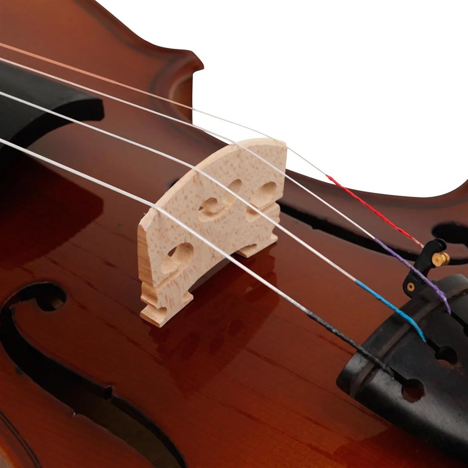 Violine 4/4 Violine Vintage-Stil Dunkelrot Fichte Ahorn Holz Violine Instrument Violine Mit Bogen Box