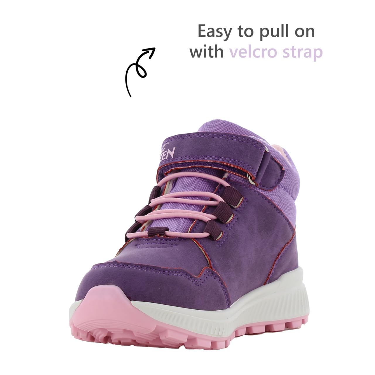 Leomil Frozen Stivali da Neve Bambini Inverno Caldi | Scarpe con Invernali Bambine, Stivaletti Invernali, Suola antiscivolo per i giorni freddi d’inverno, Disney Frozen