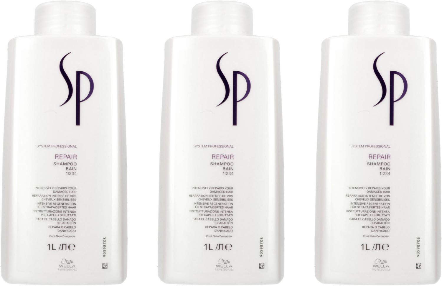 Wella SP Repair Shampoo 3x1000 ml