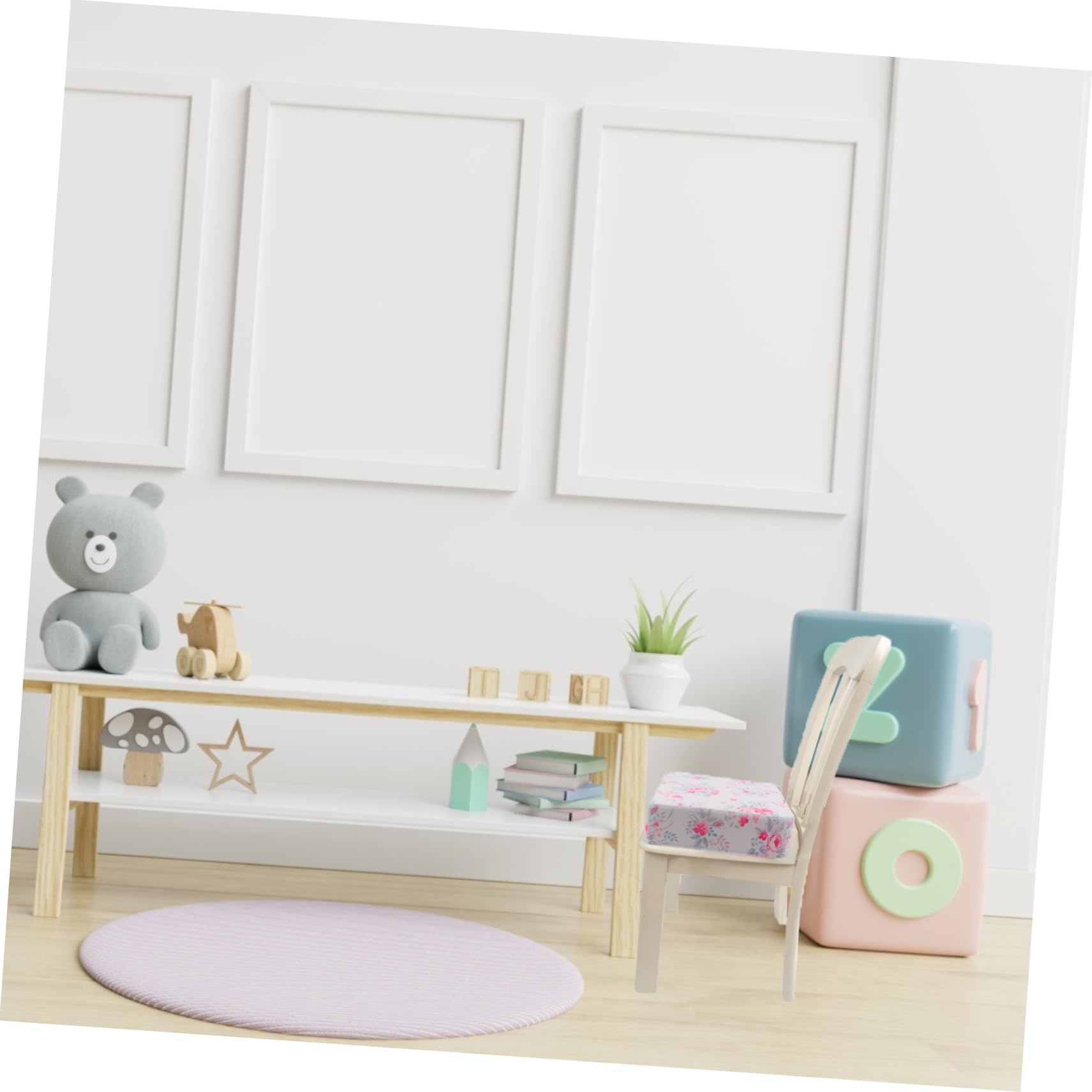ibasenice 1 Pc Cojín elevador infantil cojín elevador para silla alta cojín elevador para niños pequeños sillas de comedor cojín elevador rosa para silla Cojín de aumento silla rosa cuadrado