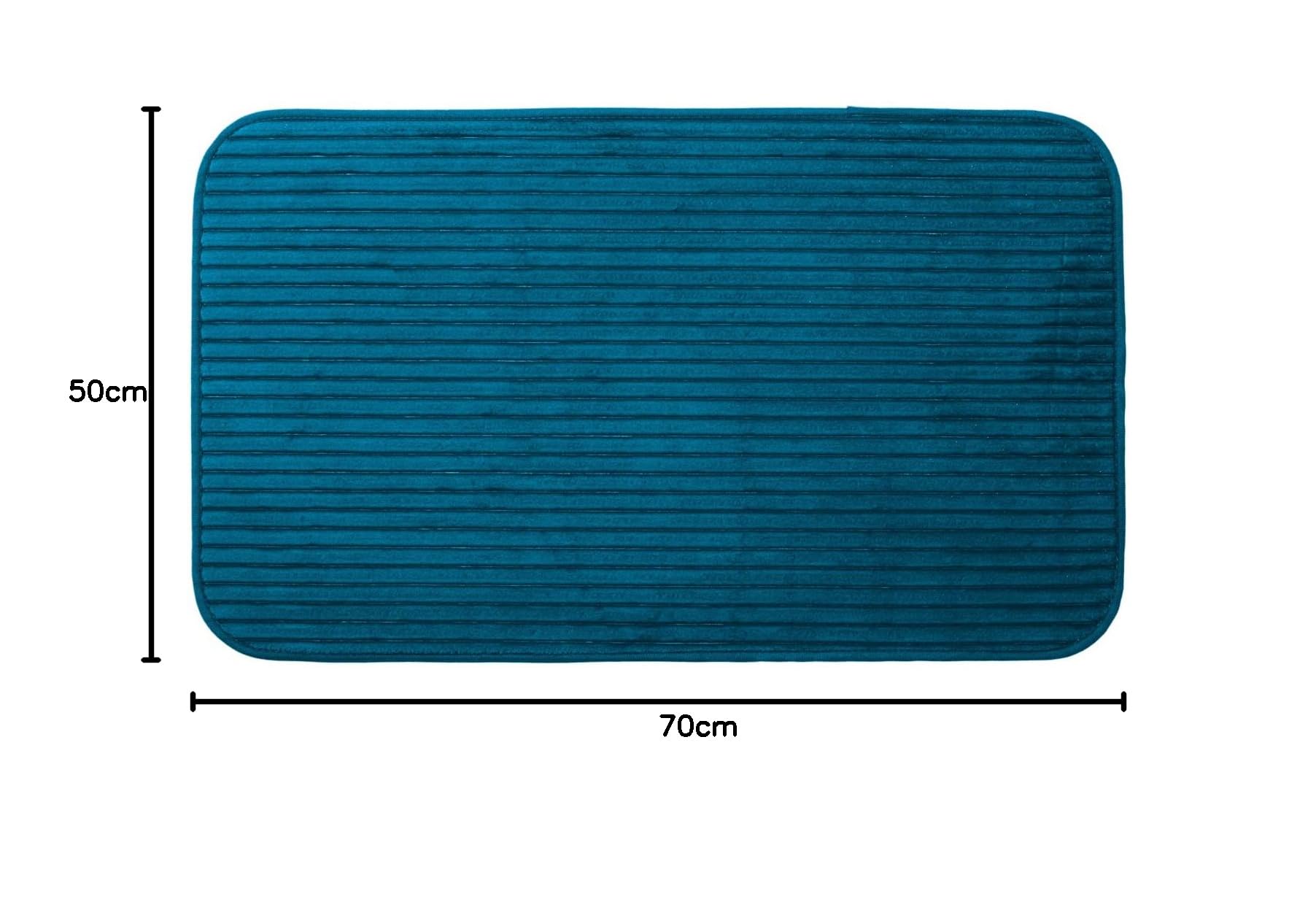 Gözze - Tapis de bain antidérapant, super doux, 100% microfibre, 50 x 70 cm - Rose poudré Gözze - Tapis de bain antidérapant, super doux, 100% microfibre, 50 x 70 cm - Rose poudré