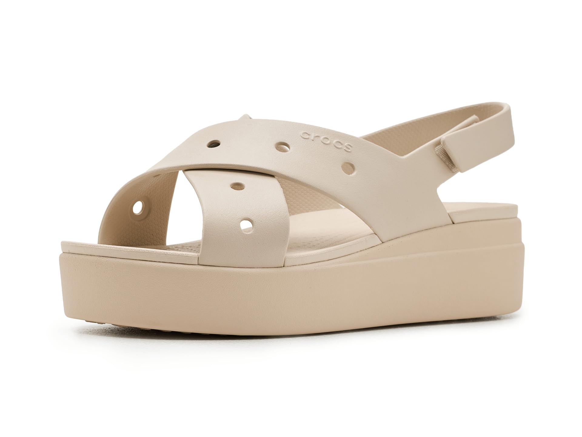 Crocs Damen Brooklyn 4u Cross Strap SandalKeilsandale