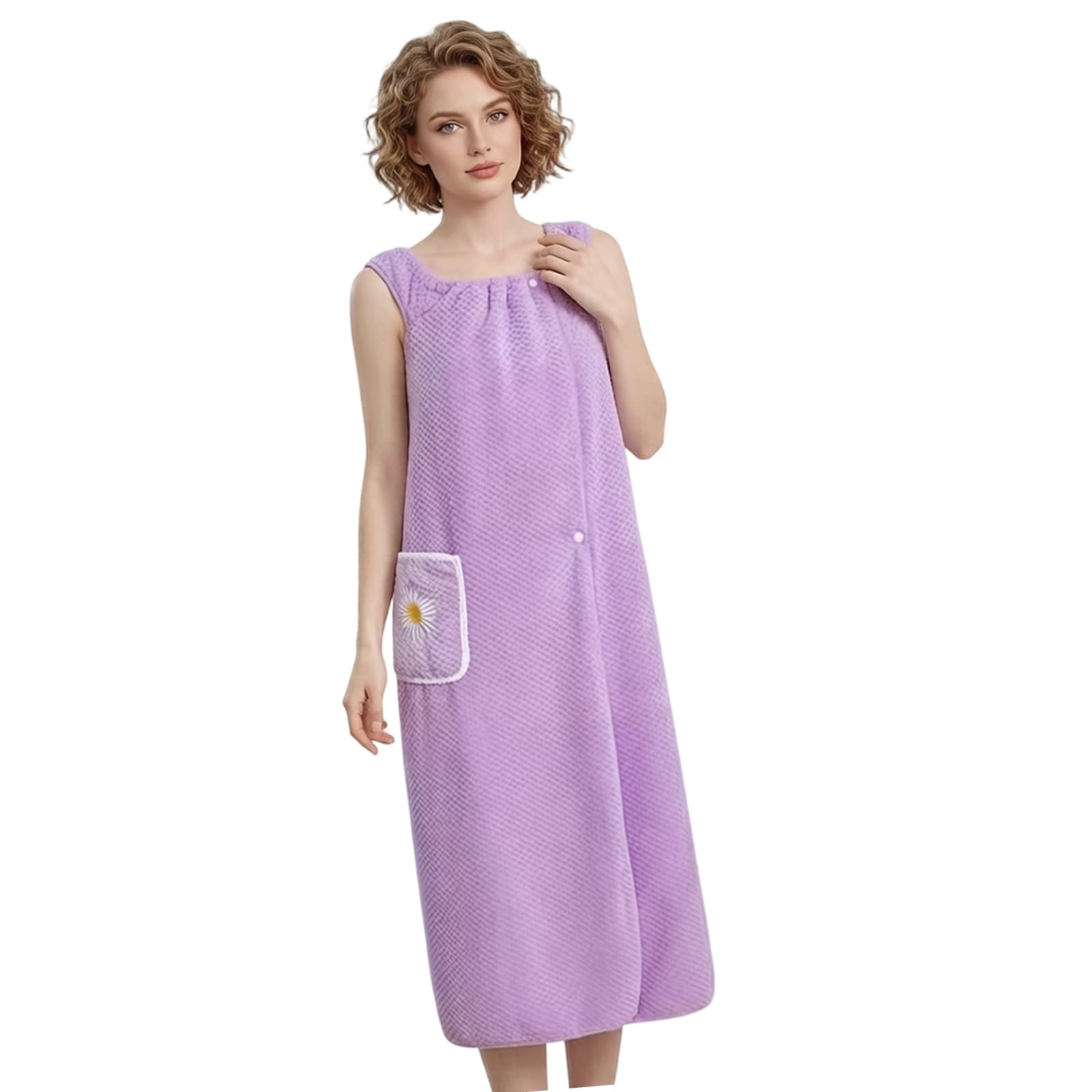 Whoasyst Bath Towel for Women Corals Fleece Materials Quick Warm Technology Fleece Bath Towel for Ladies
