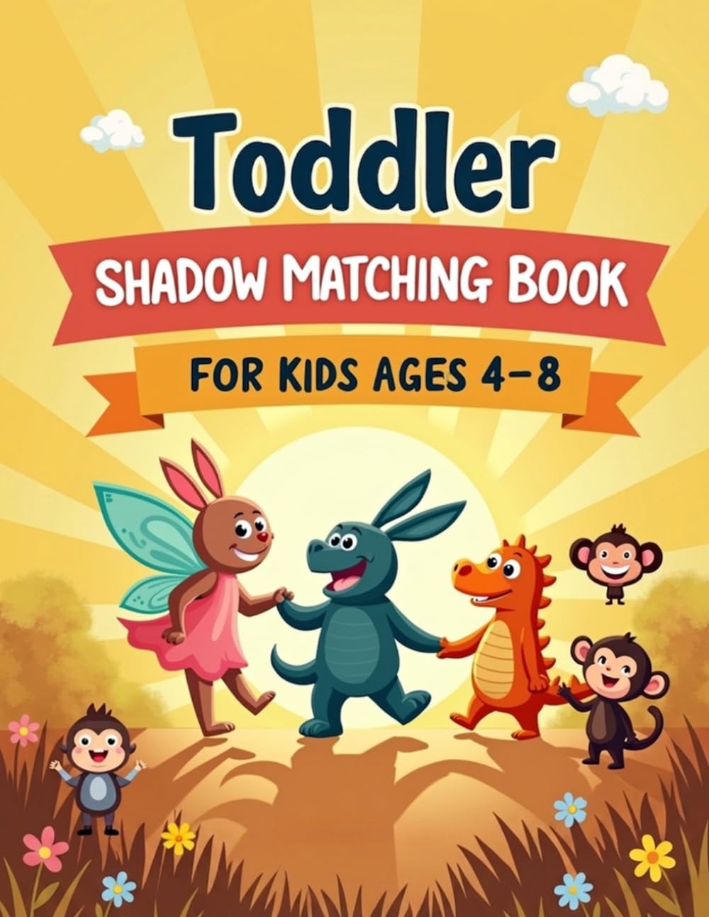 Toddler Shadow Matching Book for Kids Ages 4–8: A Fun Early Learning Activity Book to Improve Focus and Visual Skills