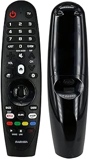 ريموت كنترول السحري البديل لريموت ال جي من اي هاندي MR-600 - 650 - يعمل مع نفس النوع تلفزيونات الذكية LED LCD بلازما - سحري بديل مثالي تلفزيون - اسود