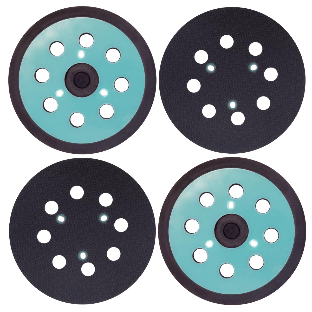 5 Inch Sander Replacement Pad for D26451, D26453, DW4388, DW421, 4 Pack Hook and Loop Sanding Pads Compatible with BO5010, BO5030K, BO5031K, BO5041K