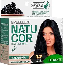 natucor Tintura Natucor 1.7 Preto Azulado 12G