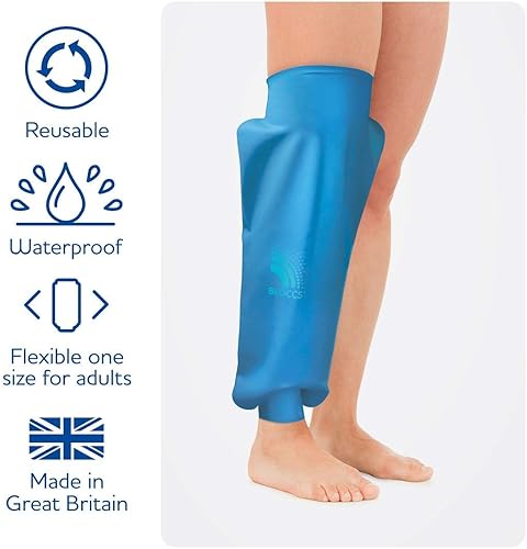 Miniatura 2 de BLOCCS Rodillera 100 % impermeable, para natación, ducha y baño. Protección impermeable para apósitos y vendajes - #AKP87-S - Protector de rodilla