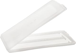 Heathrow Scientific HD15983B - Funda para 2 portaobjetos (polipropileno, 25 unidades), color blanco translúcido