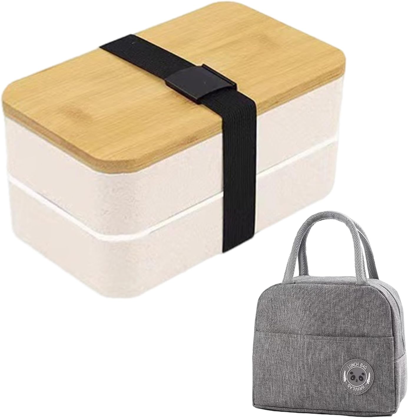 duwiikab Adult Portion Control Lunch Box Bento Container