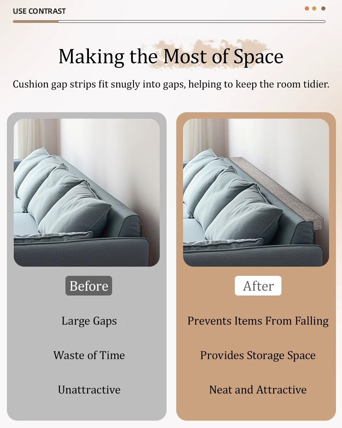 Mueble Detras Sofa Mesa Consola Detrás del Sofá, Relleno para El Espacio Entre Camas de 80 100 150 180 200 cm. Tira para Rellenar El Espacio de La Cama(Gap Width7 cm (2 3/4”),200cm(78 3/4"))