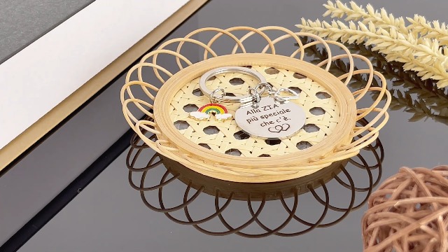 Portachiavi Personalizzato Regalo Per Zia – Targhetta Con Scritta Per Anniversario, Compleanno O Festa Della Mamma