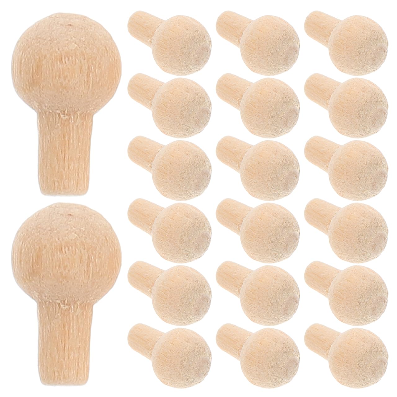 Milisten Miniature Drawer Handles, 50Pcs Dollhouse Furniture Knobs