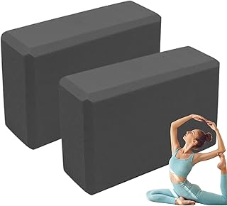 2PCS Blocchis Yoga, Blocchis Per Yoga In Schiuma EVA Leggera, Schiuma Eva Mattoncini, Mattoncini PerYoga E Pilates, MattonciniAntiscivolo Per Stretching, Meditazione E Pose Flessibili Profonde