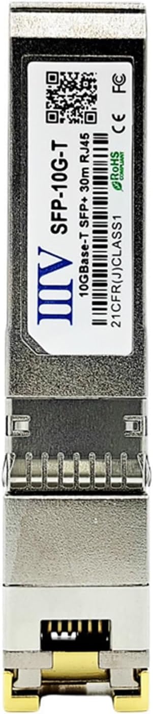 1PCS 10G Electrical Port Optical Module SFP-10G-T RJ45 Interface 30M Compatible Optical to Electrical Port Module