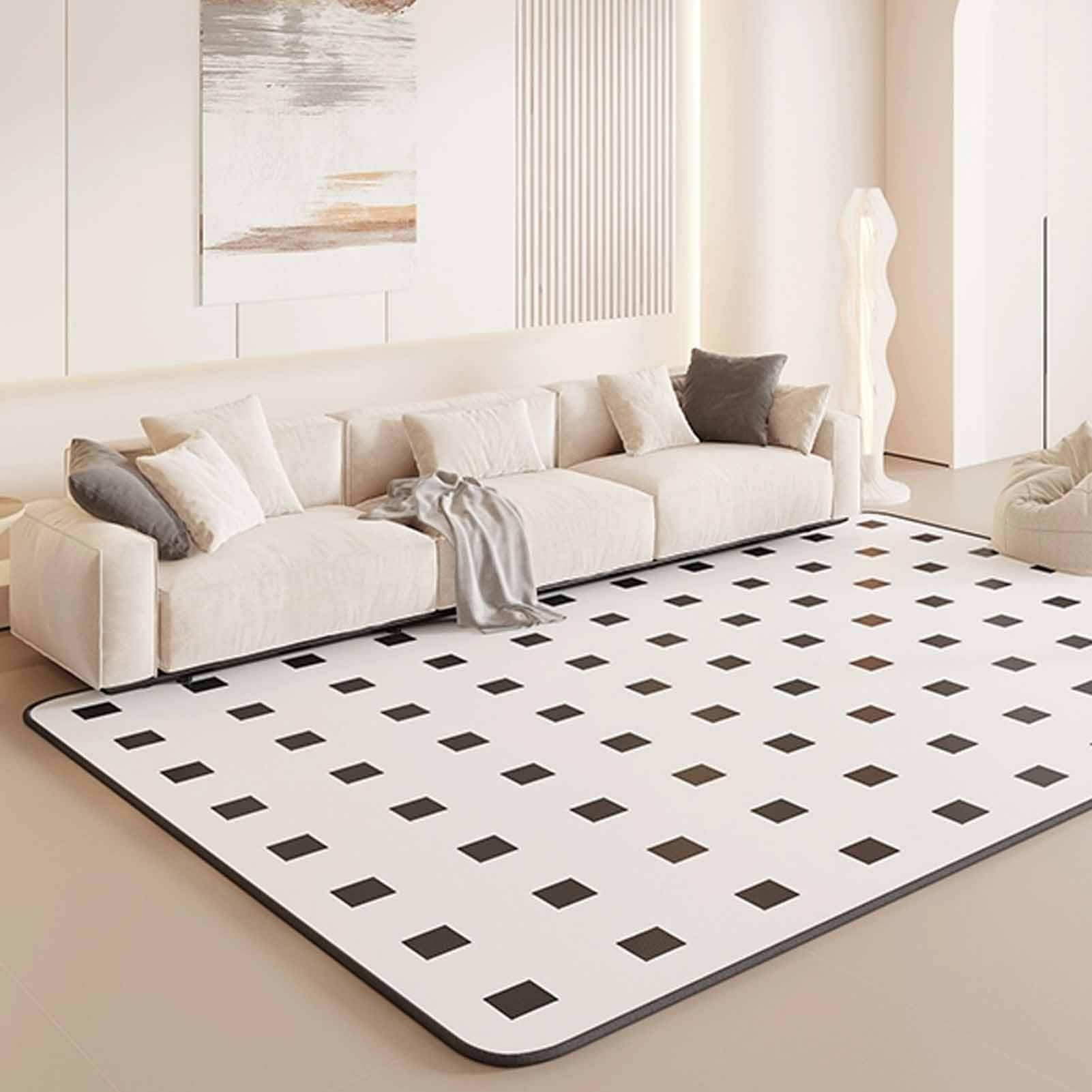 Tapis chauffant électrique contre le sol froid de la chambre