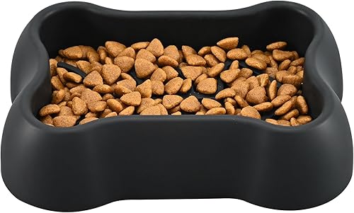 SWZYOR Cuenco de alimentación lenta para perros, cuenco de alimentación lenta para gatos, divertido alimentador de rompecabezas para mascotas,