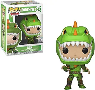 Funko Rex: Fortnite x POP! Games Vinyl Figure & 1 PET Plastic Graphical Protector Bundle [#443 / 34957 - B]