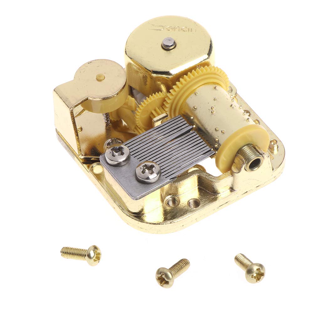 Yeselino Castle In The Sky Alloy Music Box Movement Christmas Play Music Boxes Best Mechanical Clockwork With Screws Musical Box Movements Music Box Mechanism Brahms Lullaby