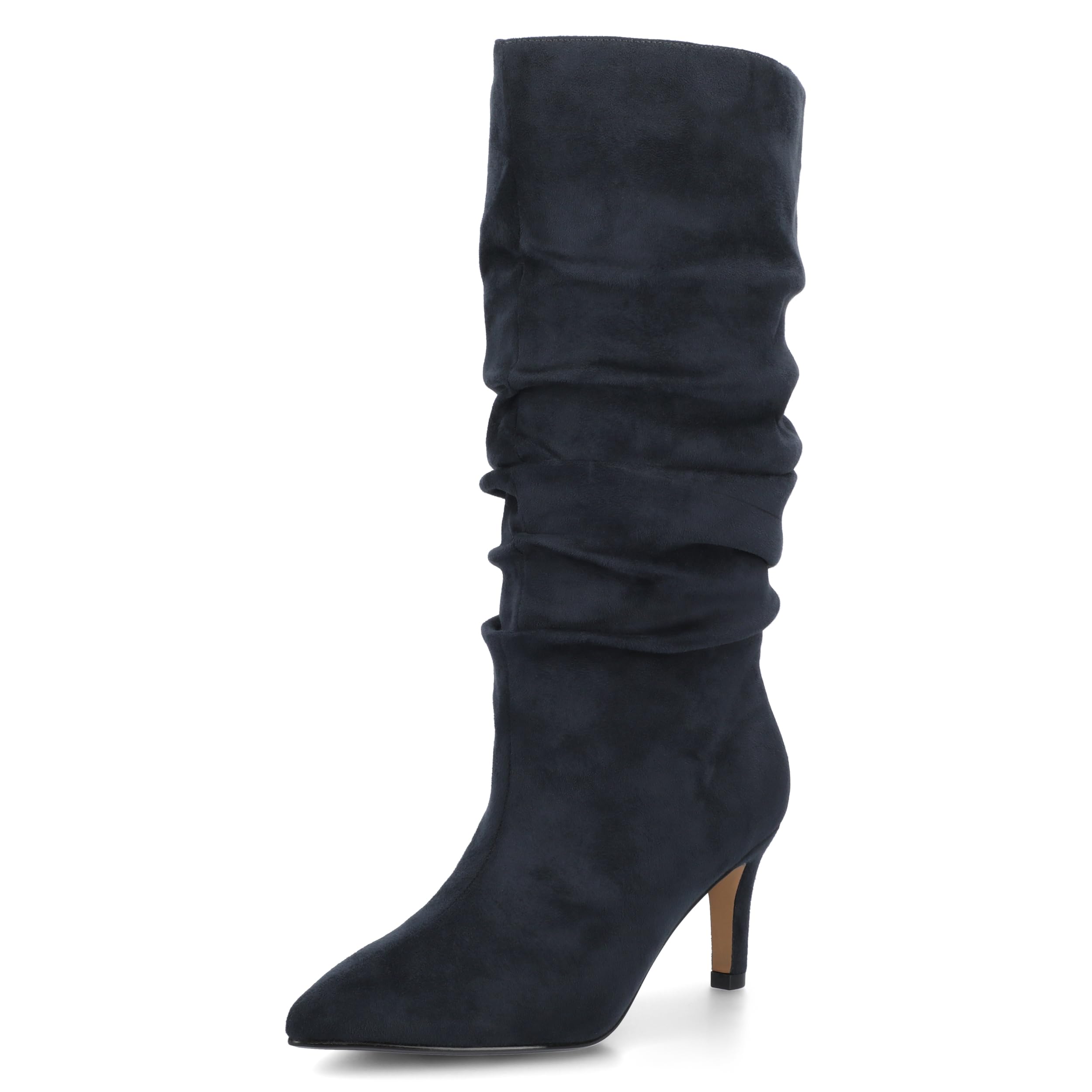 Journee Womens Sonnet Knee High Extra Wide-Calf Slouchy Boots