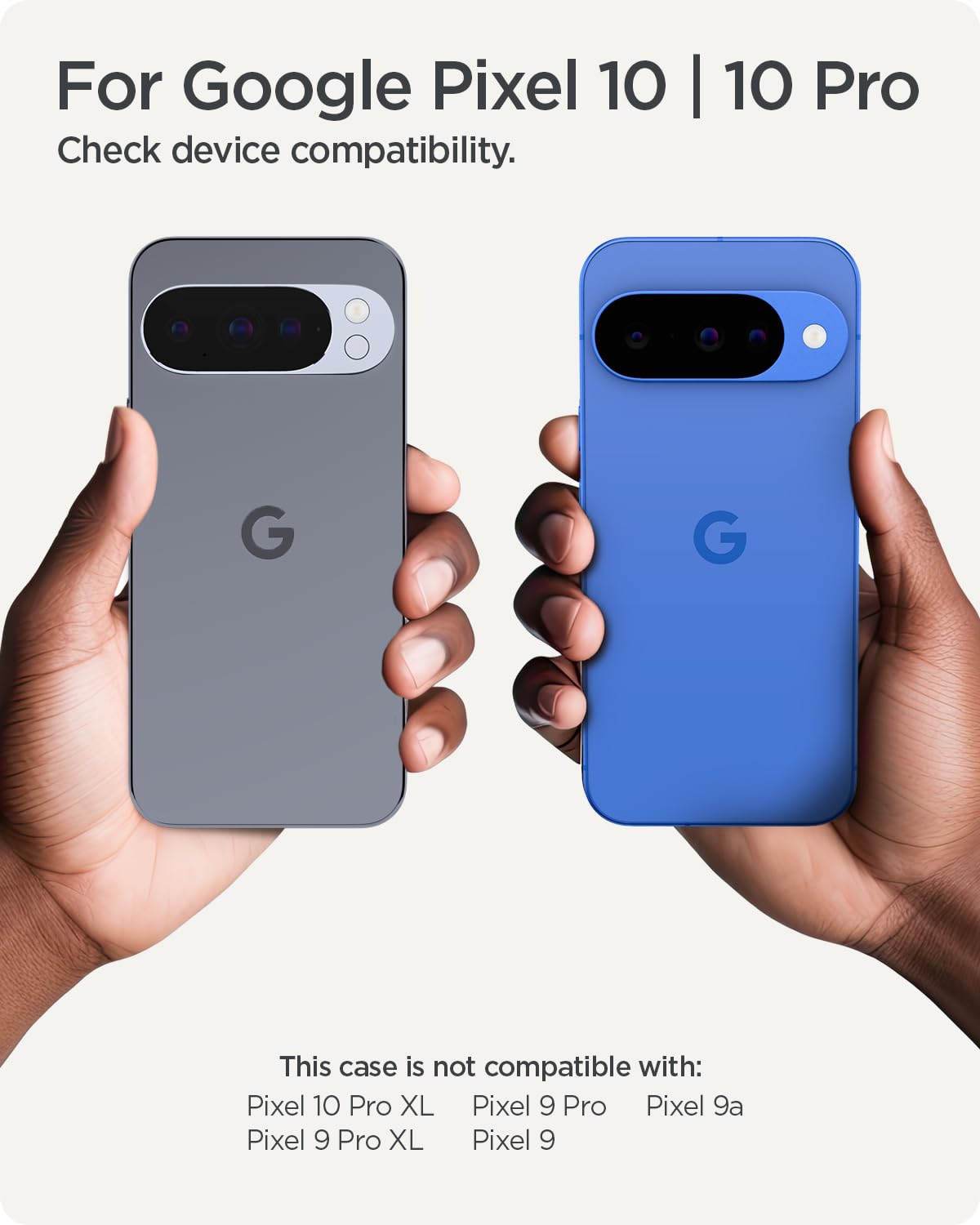 Spigen Cover Ultra Hybrid MagFit Compatibile con Google Pixel 10/10 Pro, Supporto MagSafe e Pixelsnap - Clear White