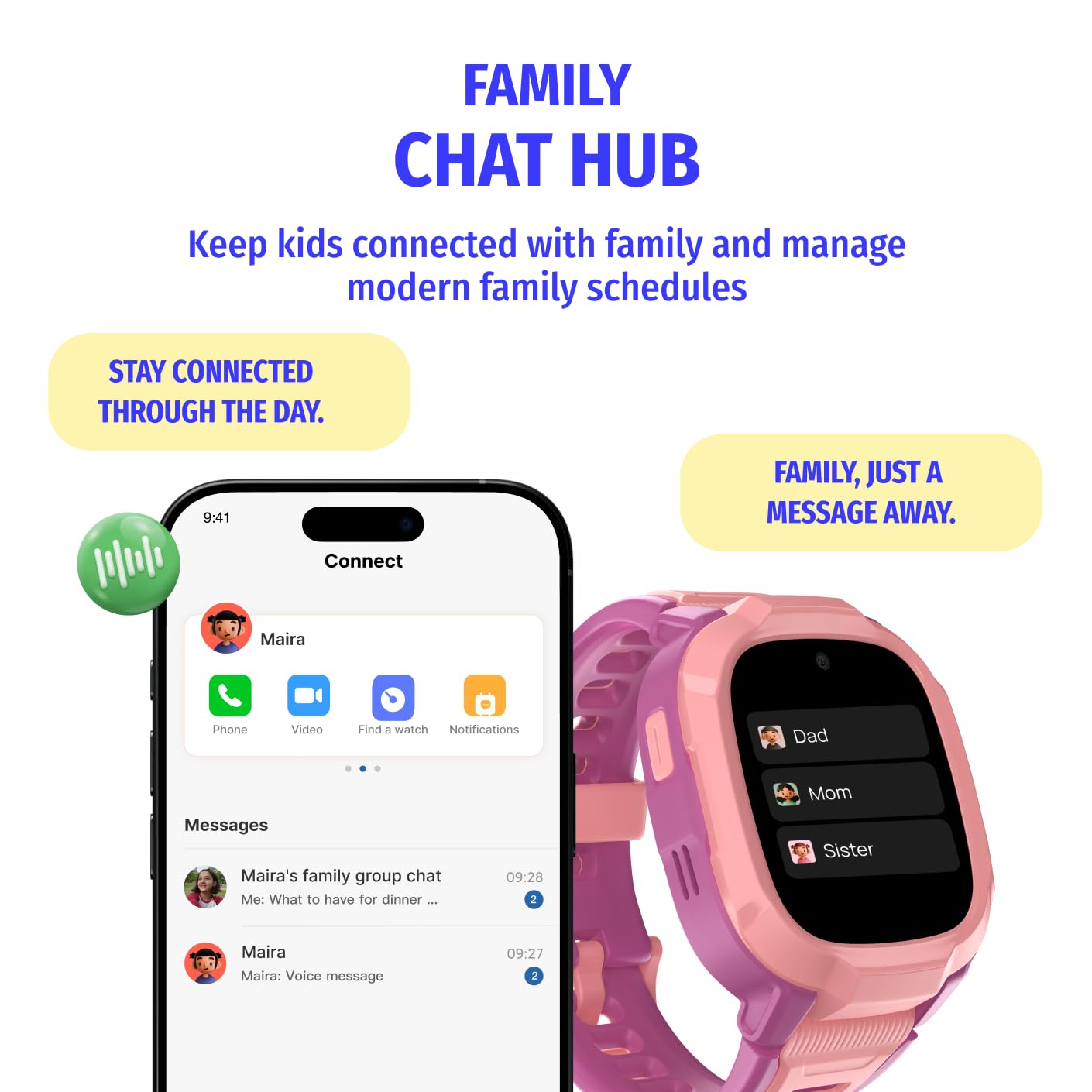Noise Junior Explorer 2 Smart Watch for Kids with 4G SIM Compatible, 2-Way Video & Voice Calling, Geofencing, Real Time Location Monitoring via Maps, IP68, SOS Emergency Alerts (Power Pixel) — Amazon image 6