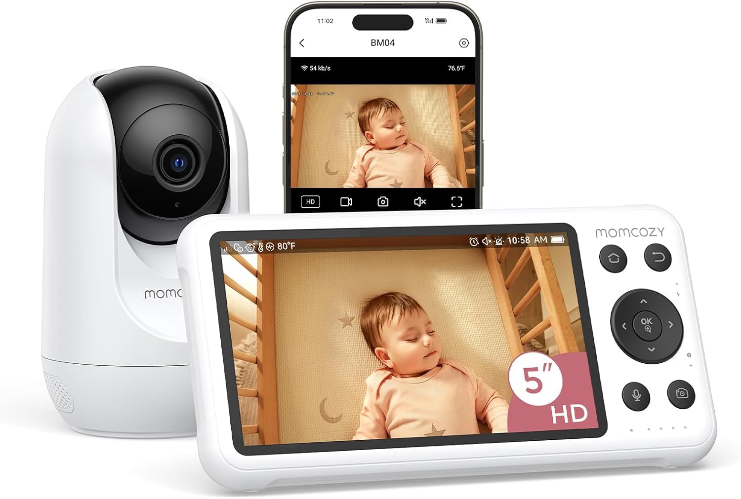 momcozy Moniteur Bébé WiFi