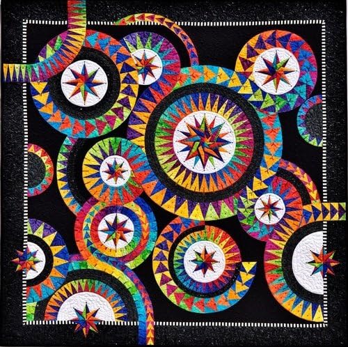 Enchanting Stars ? Foundation Paper Pieced Pattern ? 53? x 53? Quilt -