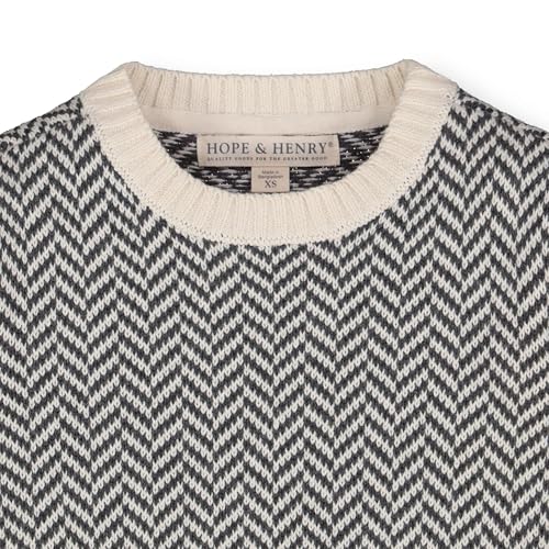 Image of Hope & Henry Boys' Long Sleeve Crew Neck Pullover Sweater