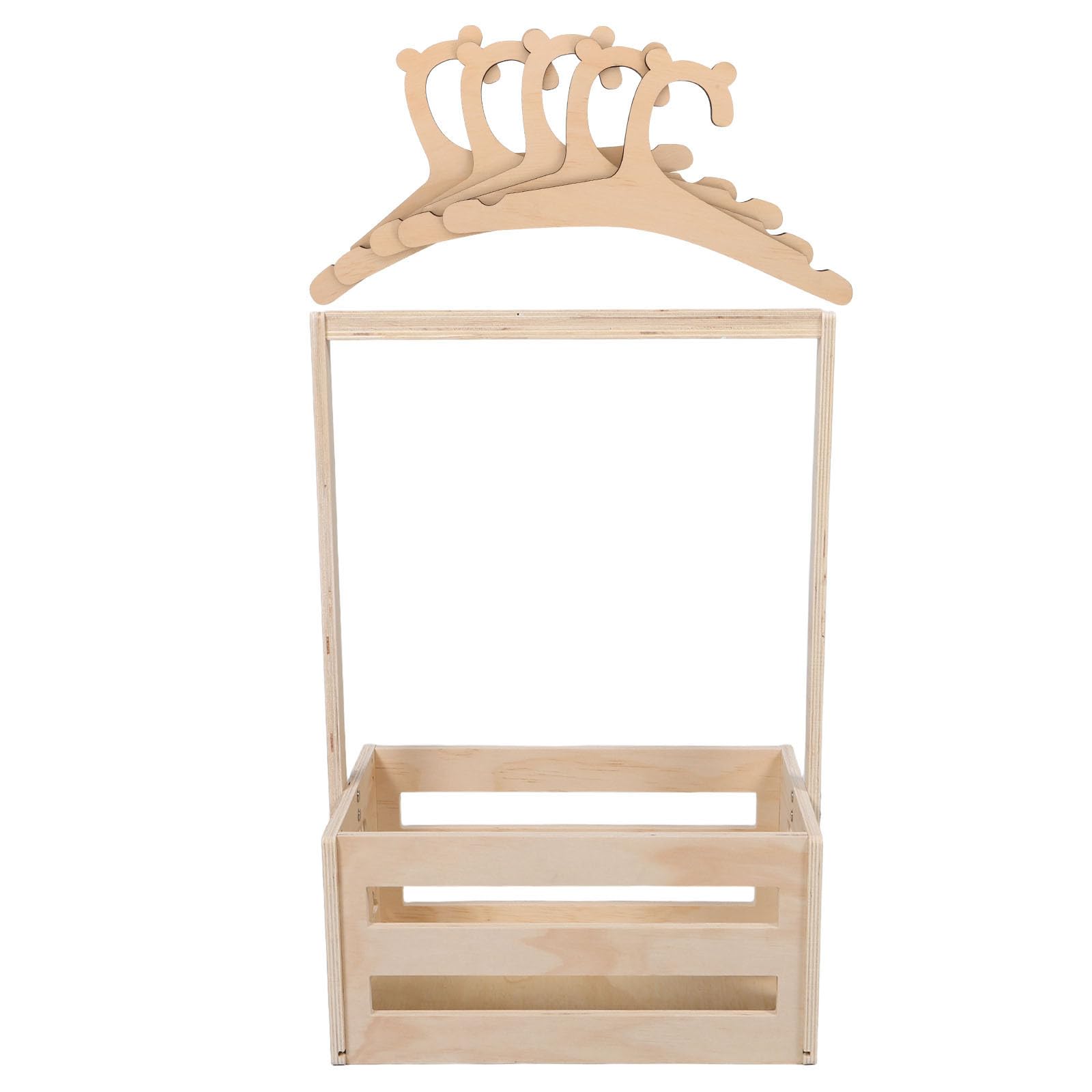 Alipis Organizador Colgante y Materiales Seguros para Guardería de Madera Beige con Fácil Portabilidad para Recién Nacidos y Ropa Dormitorios y Salas