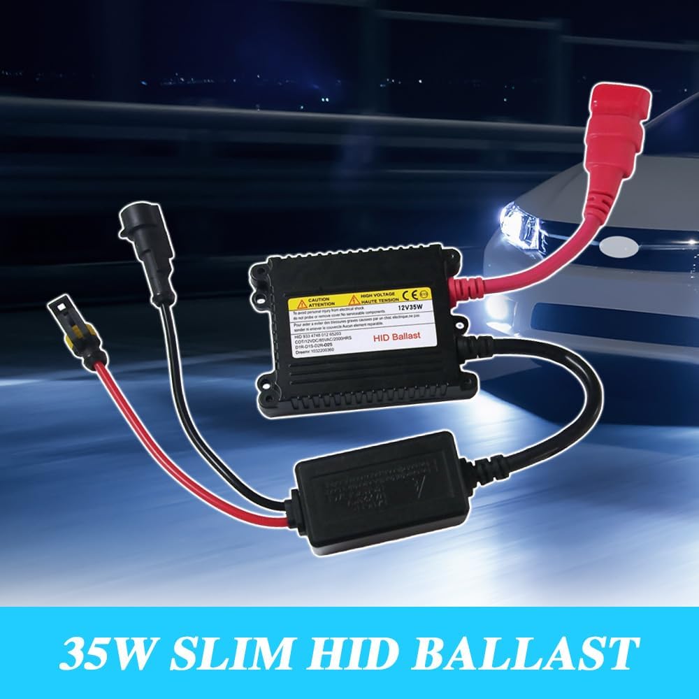 Light Ballast, HID Ballast, HID Car Headlight Ballast, Xenon HID Ballast, 35W HID Ballast, DC Xenon Lamp Ballast Fits 9003, 9004, 9005, 9006, H1,H3, H7,H10, H11, H12, H13, HB1, HB2, HB3, D2S