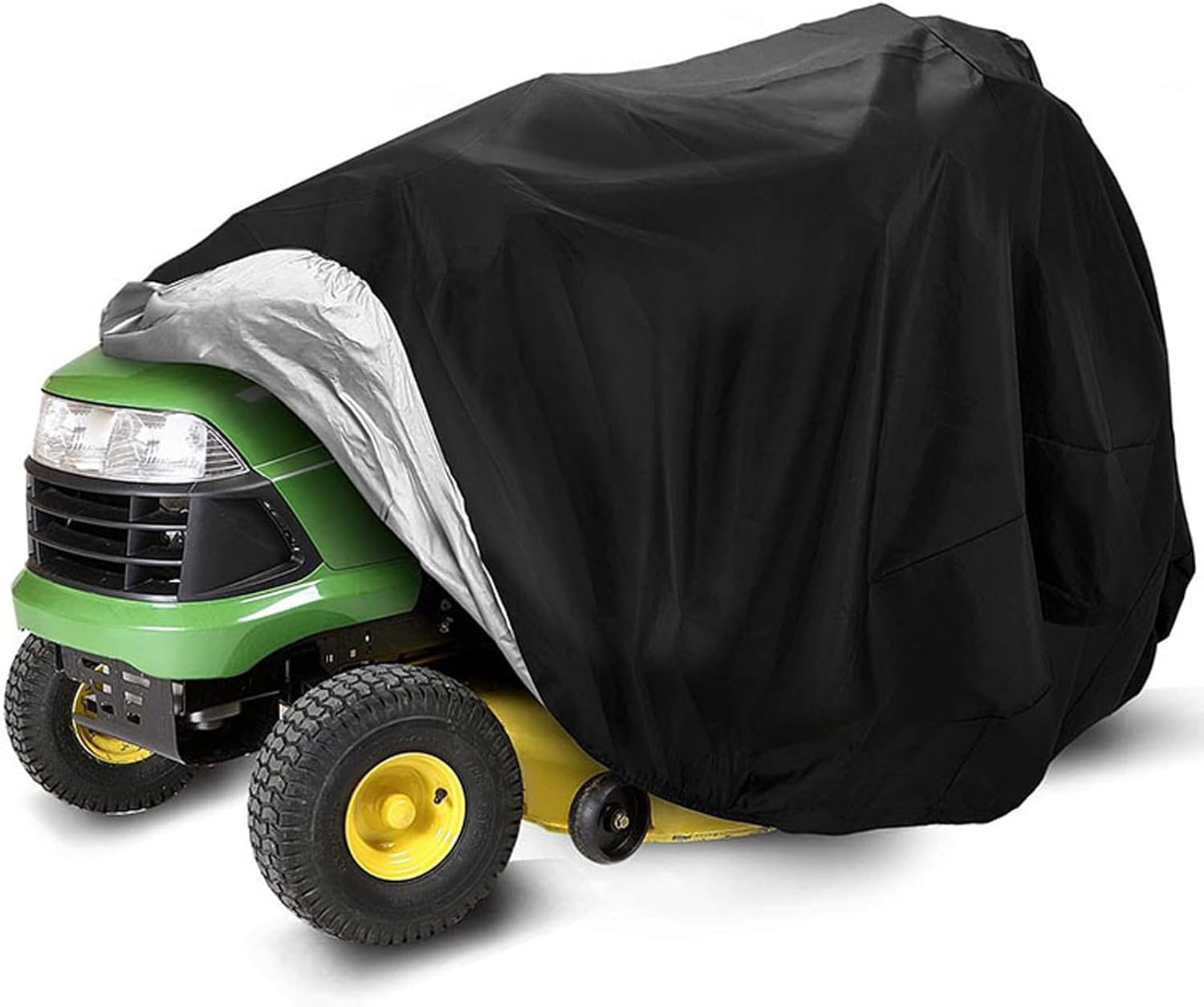 Asixxsix Outdoors Riding Lawn Mower Cover, Fabric u v Protection Water proof Tractor Cover for Garden Tractor Outdoor Lawn Mower Storage, 72 x 53.9 x 46.1inch