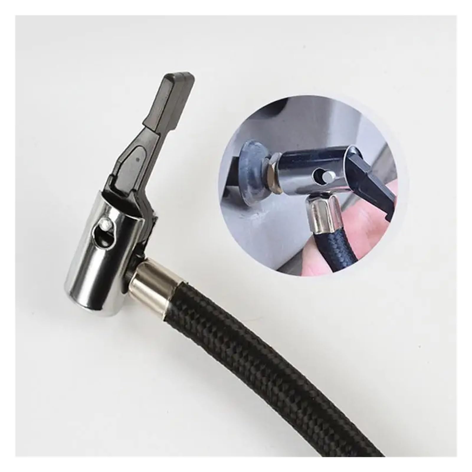 Pompa di Aria Gonfiatore Elettrico 150 PSI Compressore Portatile for Bicicletta A Sfera Nero 12V Mini Kit Strumenti Gonfiaggio Pneumatici for Auto Inflazione Istantanea