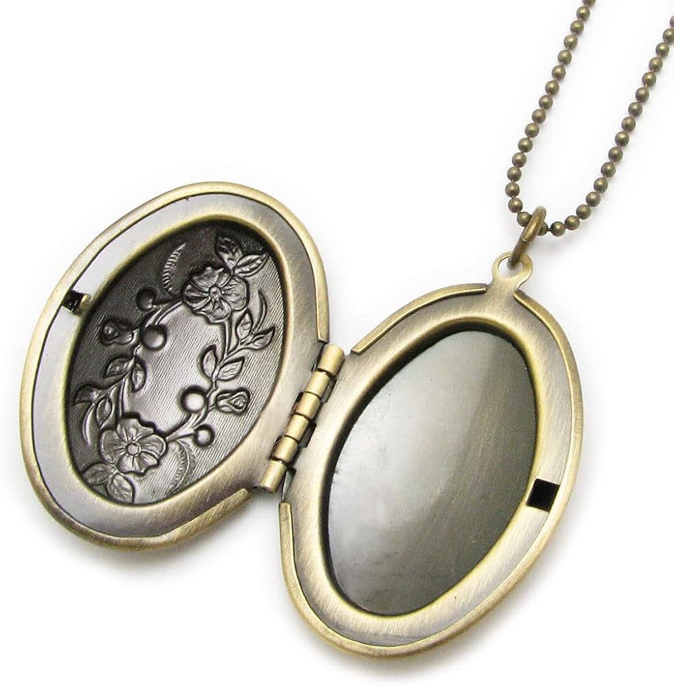 Amazon | ネックレス レディース ロケットペンダント アンティーク風 Amazon | ネックレス レディース ロケットペンダント アンティーク風